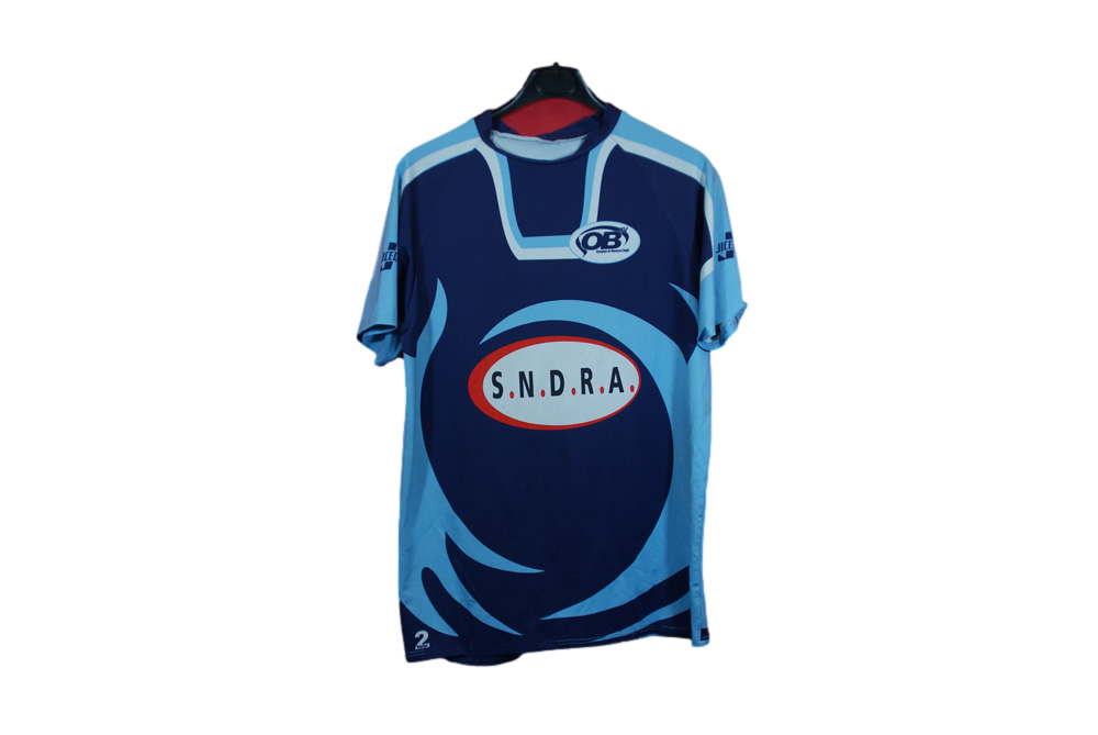 Maillot rugby vintage Olympique de Besançon domicile n°13
