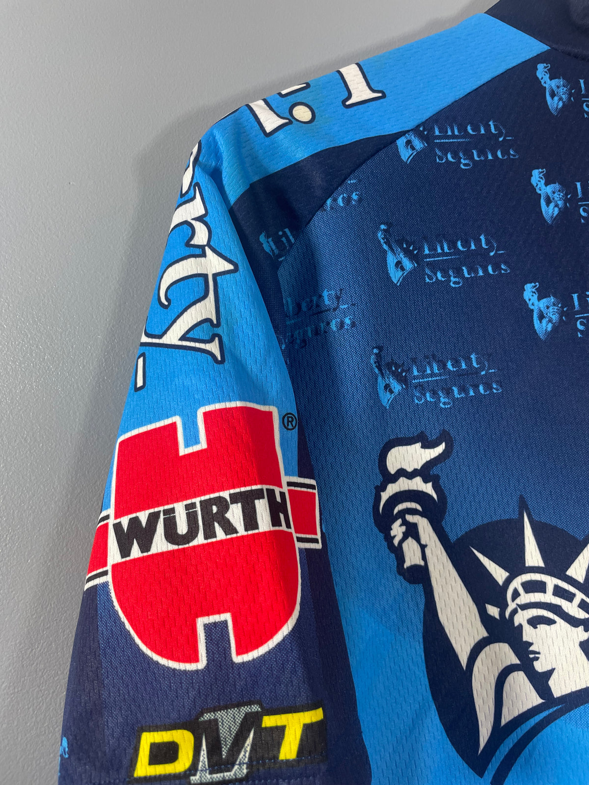 Maillot vélo vintage Giordana Liberty Seguros Wurth DMT BH
