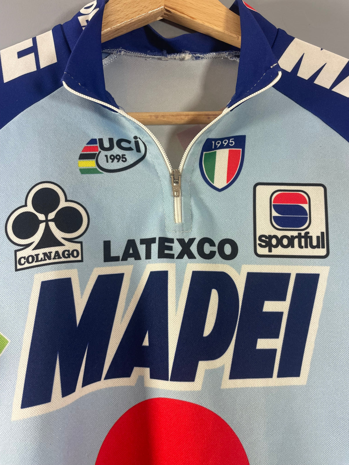 Maillot vélo vintage Mapei Latexco sportful colnago