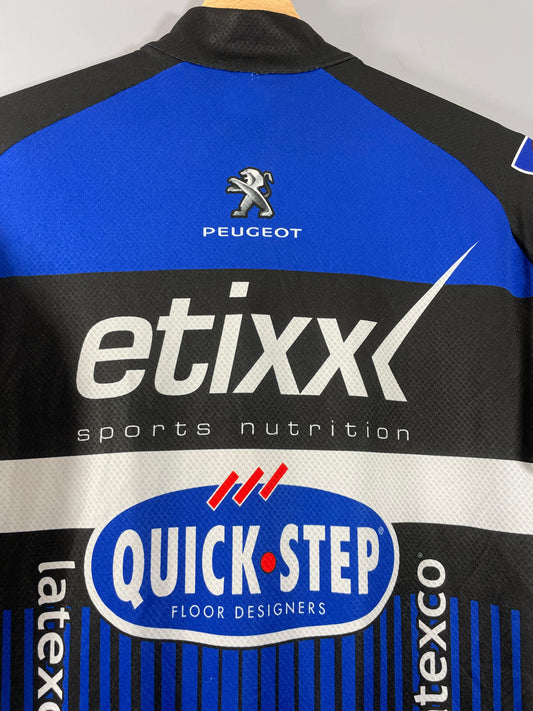 Maillot vélo vintage vermarc Team Quick Step Etixx Latexco Peugeot lild