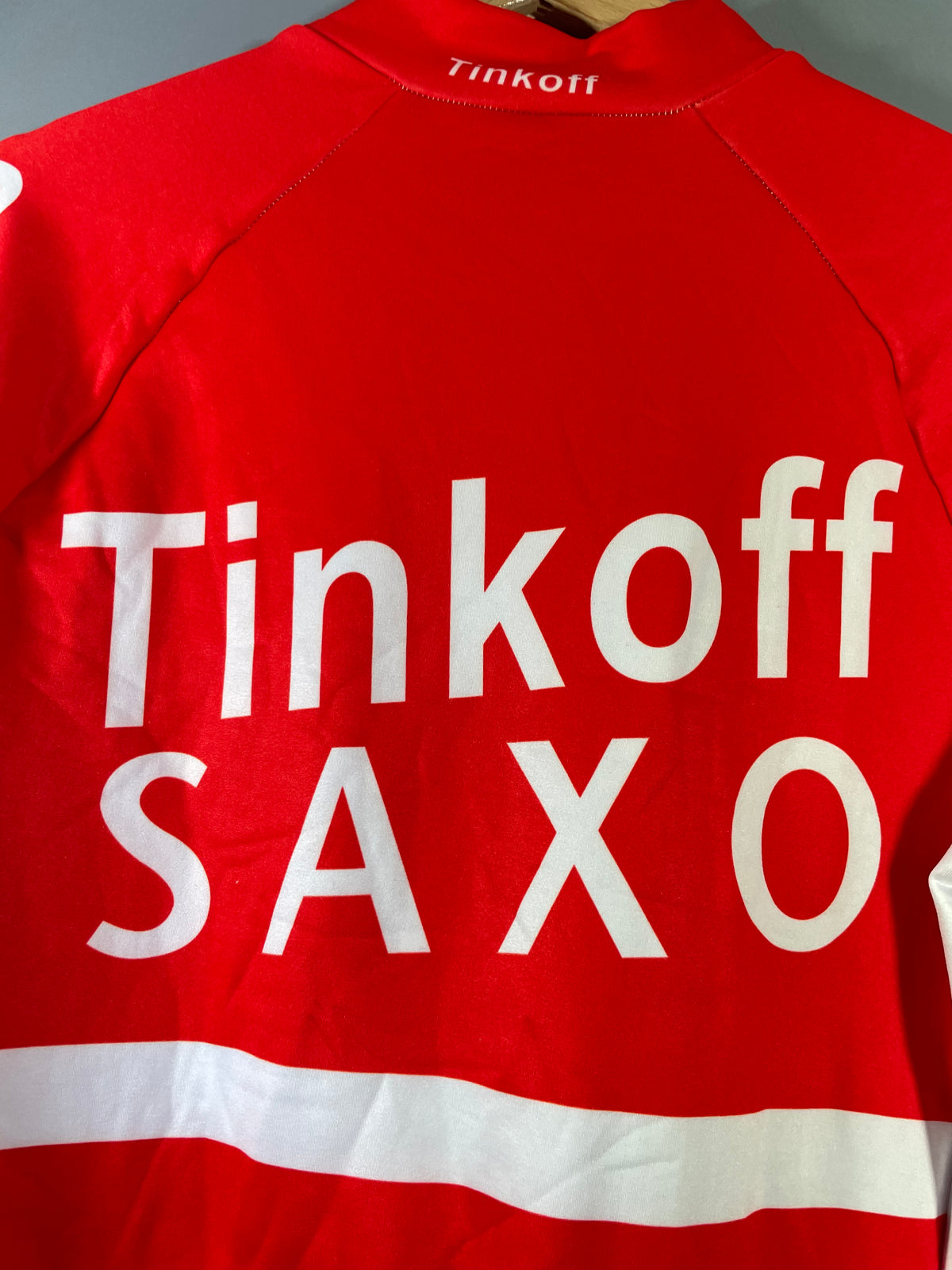 Veste vélo cyclisme vintage Saxo Bank Tinkoff Sportful