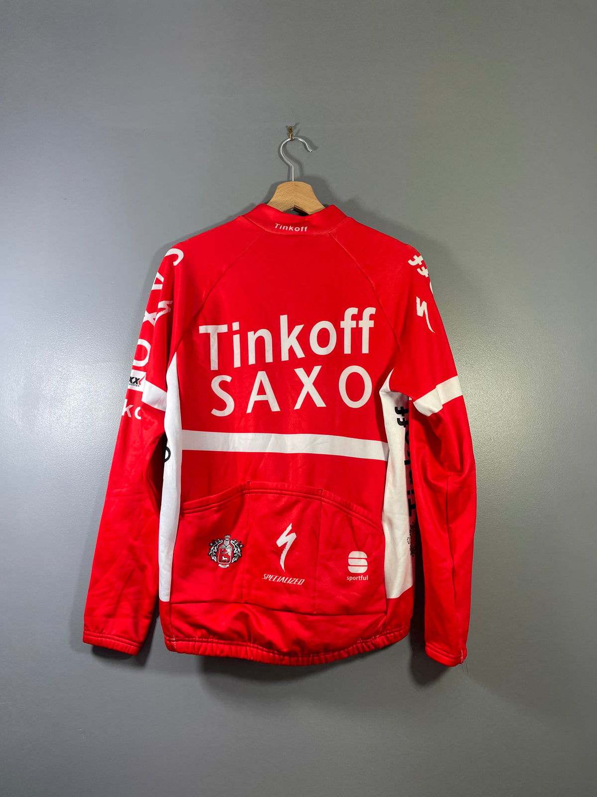 Veste vélo cyclisme vintage Saxo Bank Tinkoff Sportful