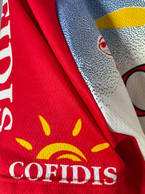 Maillot De Cyclisme Giordana Cofidis Sans Manches, Taille S, D'occasion