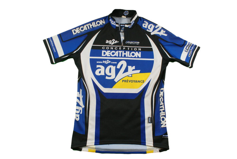 Maillot vélo vintage Decathlon AG2R