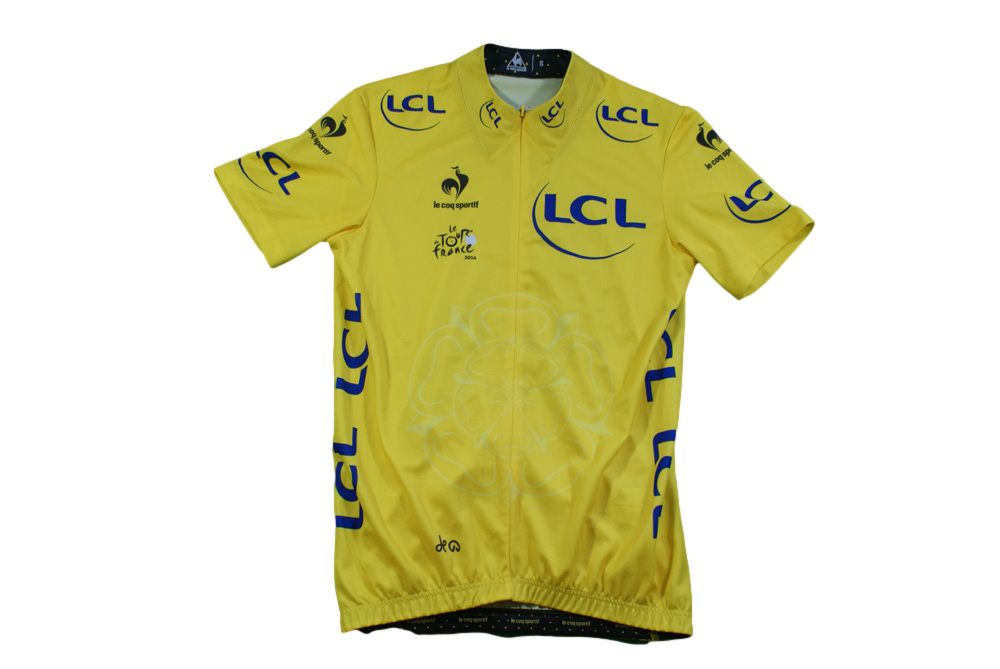 Maillot cyclisme vintage Tour de France 2014 LCL Le Coq Sportif