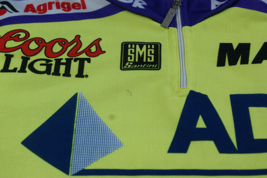 Maillot cyclisme vintage ADR Agrigel Mavic Santini