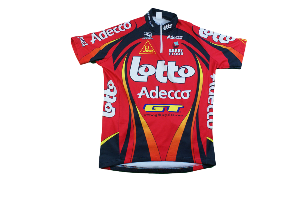 Maillot vélo rétro Giordana Lotto Adecco
