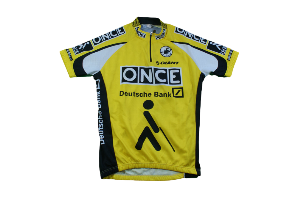 Maillot cyclisme vintage Once Castelli Giant