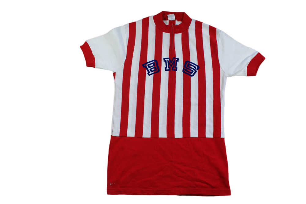 Maillot vélo vintage BMS Bernard Moteurs
