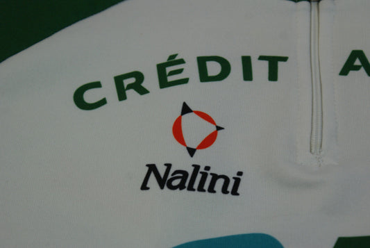 Maillot vélo rétro Nalini Crédit Agricole Look