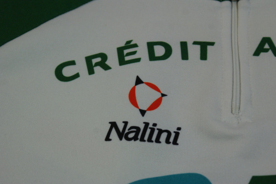 Maillot De Cyclisme Vintage Nalini UCI - Look Crédit Agricole, Manches Courtes, Taille XL
