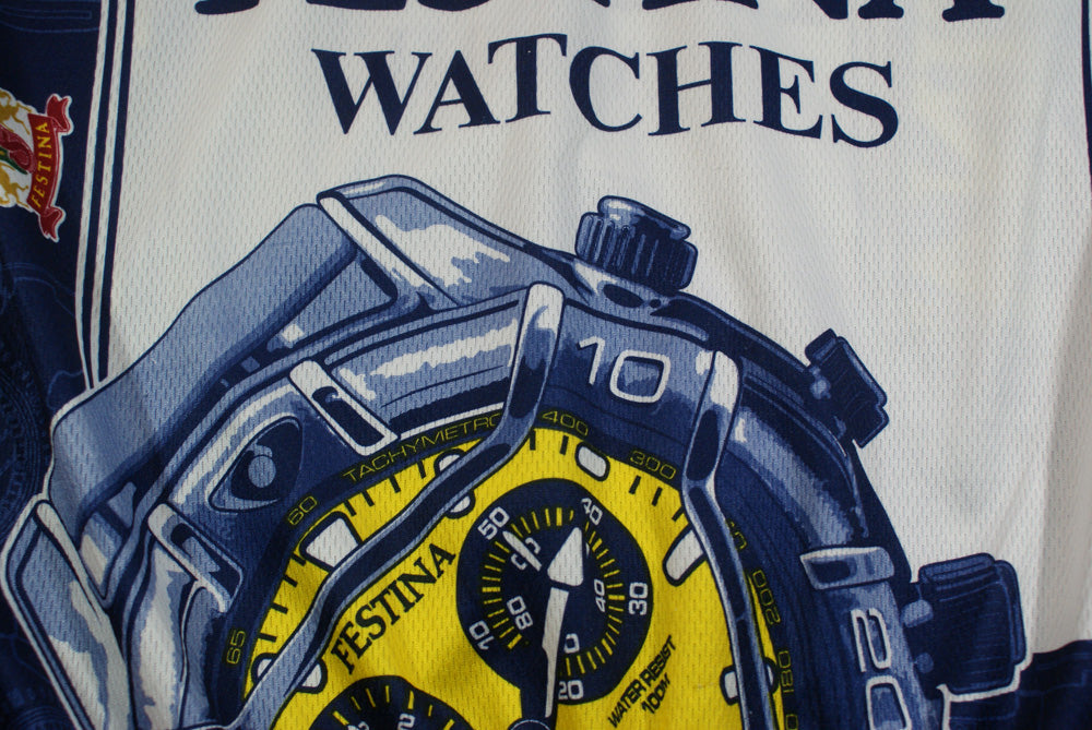Maillot cyclisme vintage Sibille Festina Watches Peugeot