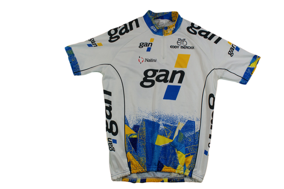 Maillot Cycliste Vintage GAN Eddy Merckx - Nalini Manches Longues - Taille L