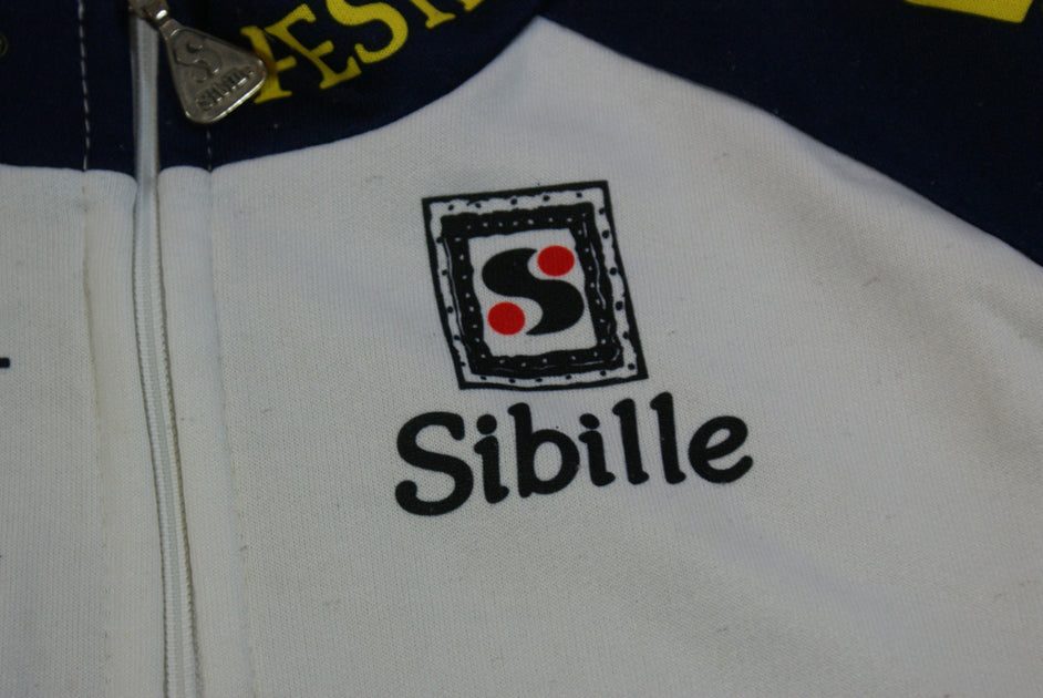 Maillot Cyclisme Vintage Peugeot - Homme, Taille XL, Bleu, Occasion