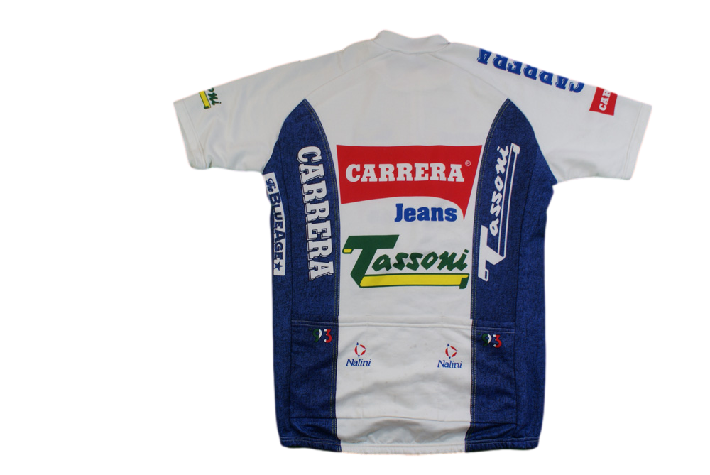 Maillot vélo rétro Nalini Carrera Gaerne San Marco Tassoni