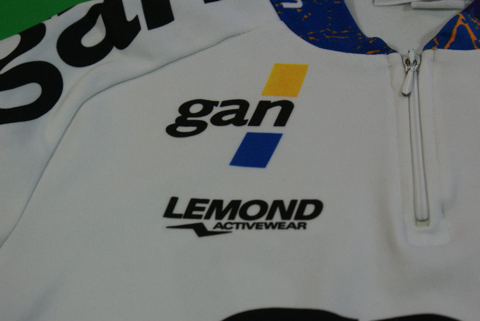 🚴 Maillot Vélo Rétro Lemond GAN – Homme, Taille XL, Occasion