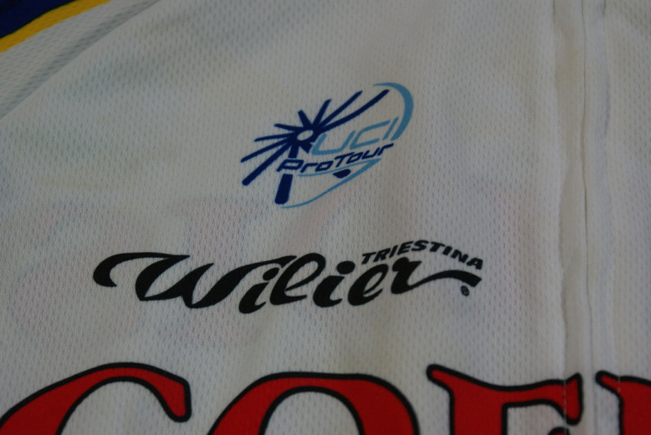 Maillot équipe cycliste Cofidis taille 3 (M) année 2010-2011 signé par Maillot équipe cycliste Cofidis taille 3 (M) année 2010-2011 signé par