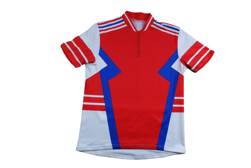 Maillot vélo rétro manches courtes