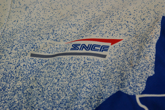Maillot vélo rétro SNCF ASCA Angers