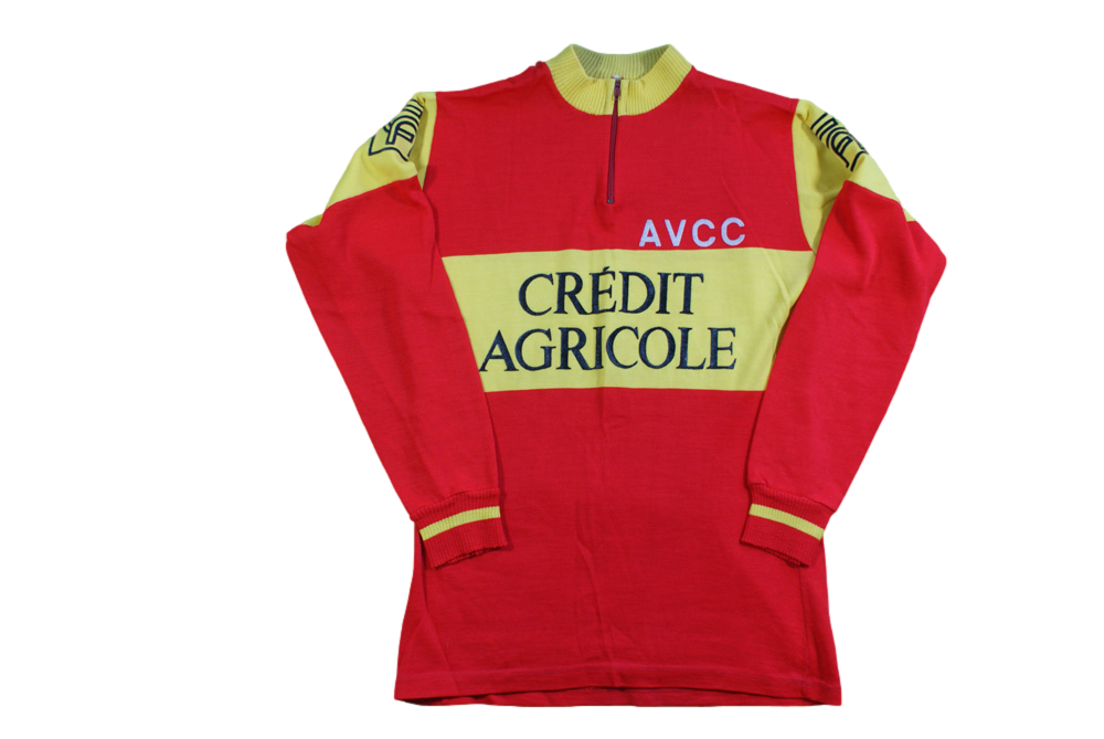 Maillot cyclisme vintage Crédit Agricole