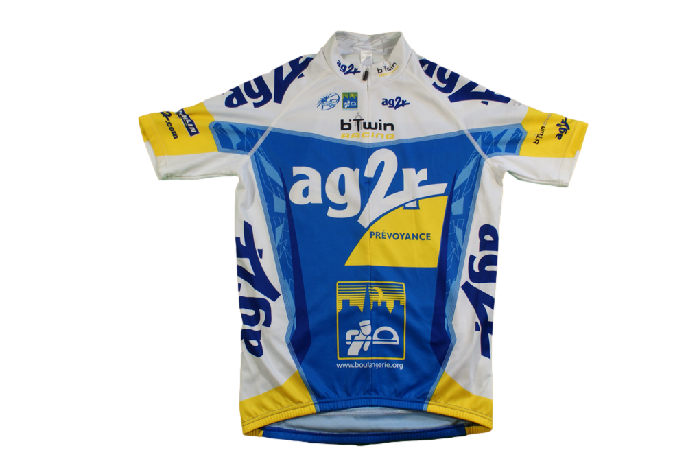 Maillot cyclisme vintage Decathlon AG2R b'Twin