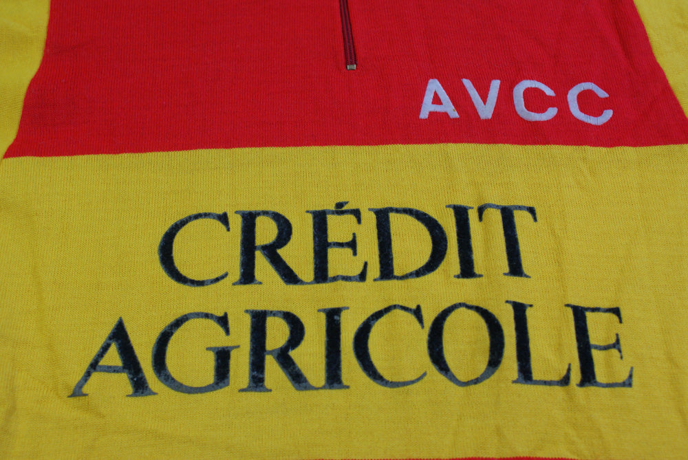 Maillot vélo vintage Crédit Agricole AVCC