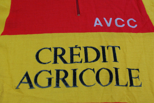 Maillot vélo vintage Crédit Agricole AVCC