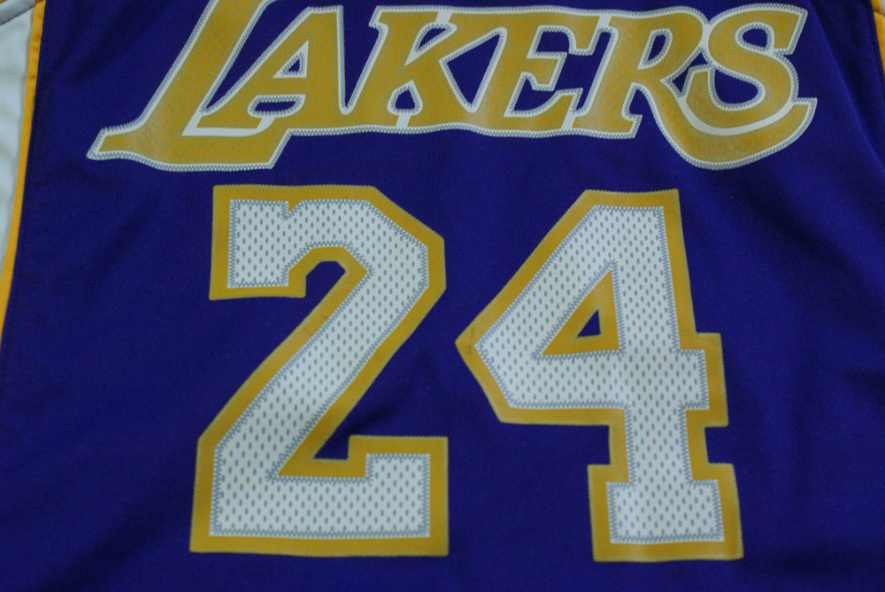 Maillot basket vintage Lakers Los Angeles N°24 Bryant enfant NBA
