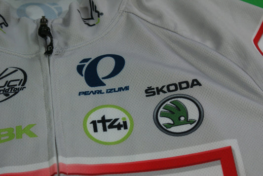Maillot vélo vintage Pearl iZumi Argos Skoda UCI