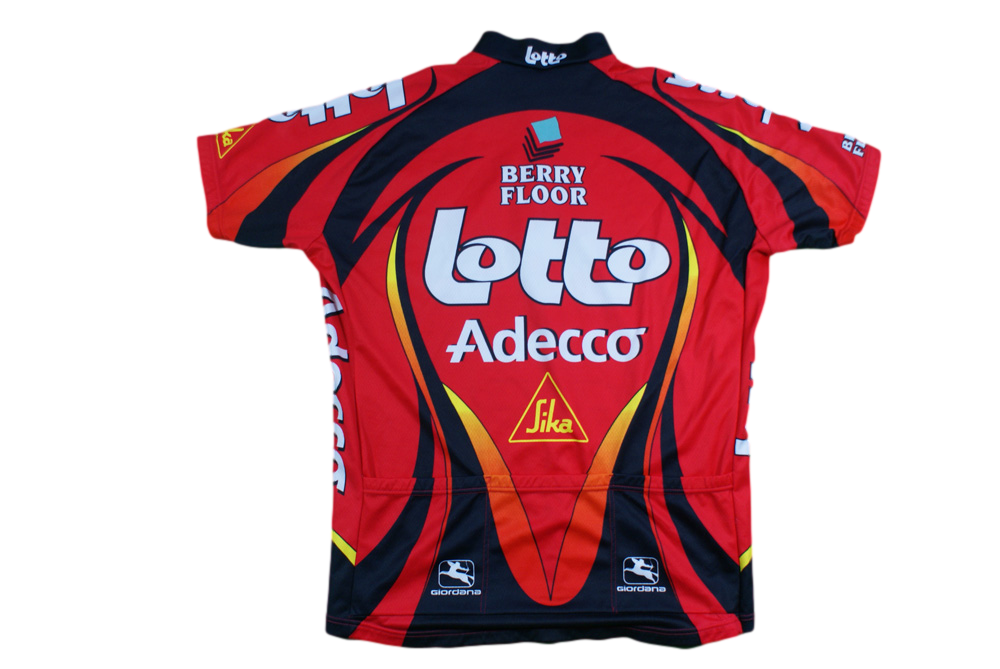 Maillot cyclisme rétro Giordana Lotto Adecco GT