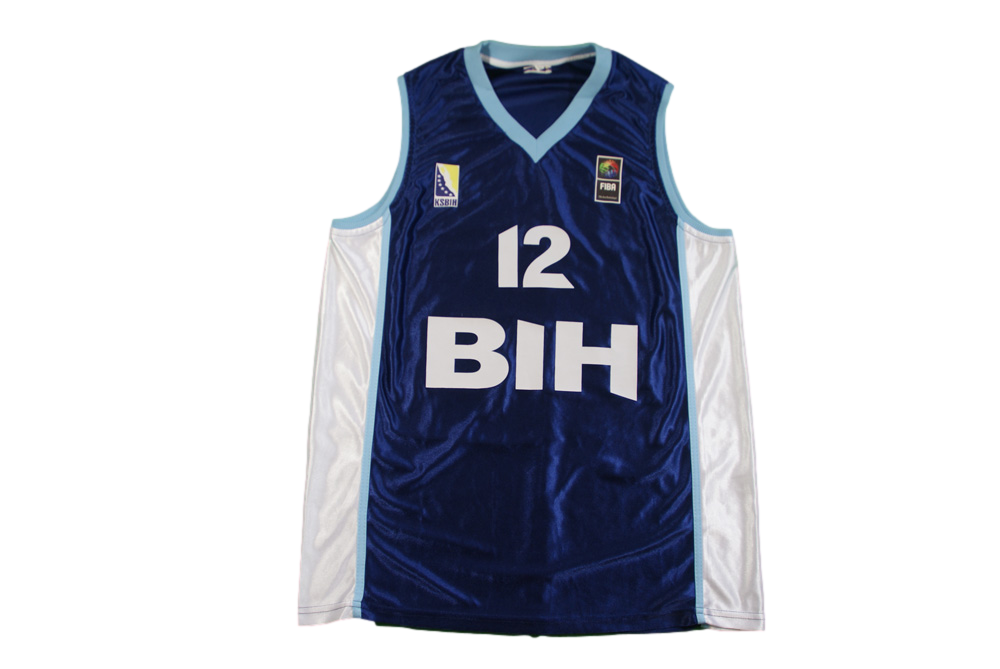Maillot basket rétro KSBIH N°12 Teletovic FIBA