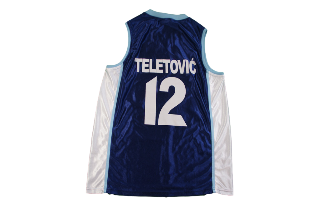 Maillot basket rétro KSBIH N°12 Teletovic FIBA