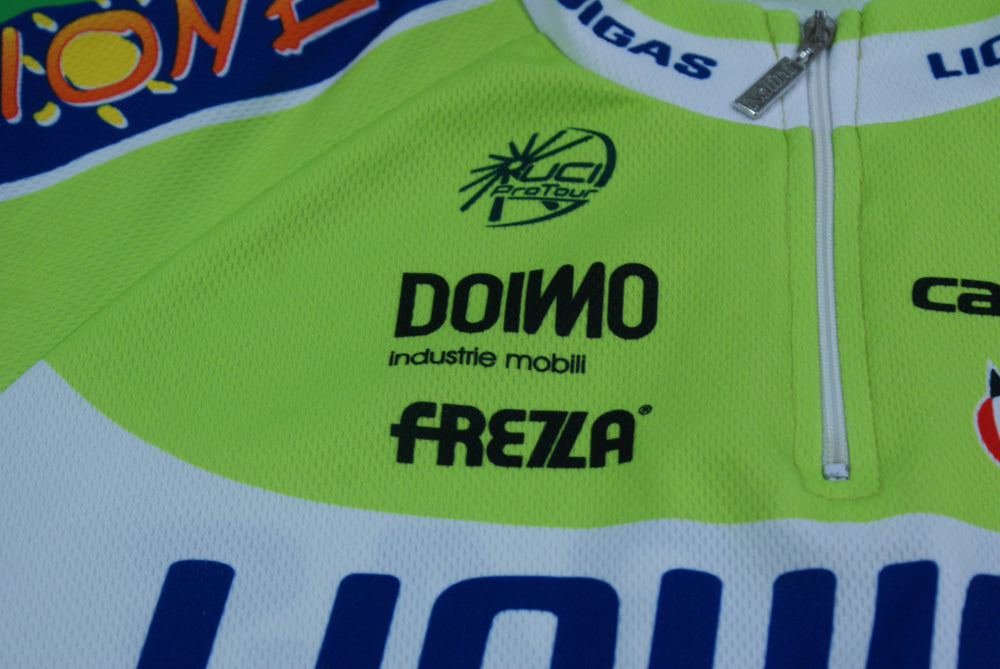 Maillot cyclisme rétro Nalini Cannondale Bibione Freza Liquigas