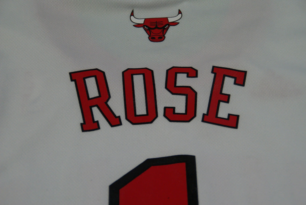 Maillot basket rétro Bulls Chicago N°1 Rose NBA