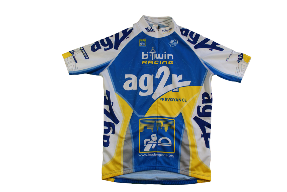 Maillot cyclisme vintage UCI Decathlon b'Twin AG2R