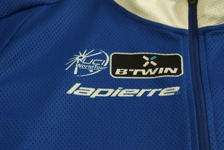 Maillot vélo rétro Française des jeux Le bleuet de France