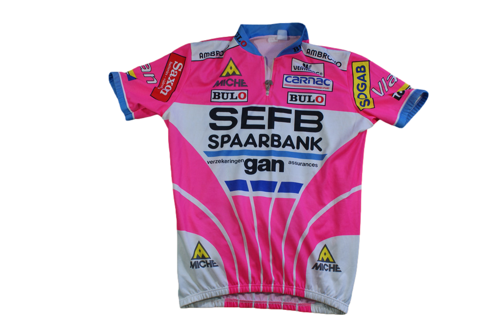 Maillot vélo rétro Vermarc Bulo Sefb Carnac