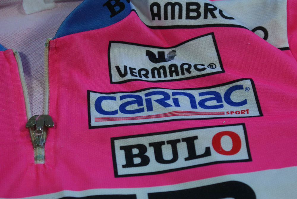 Maillot vélo rétro Vermarc Bulo Sefb Carnac