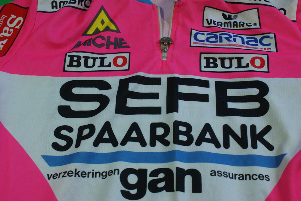 Maillot vélo rétro Vermarc Bulo Sefb Carnac