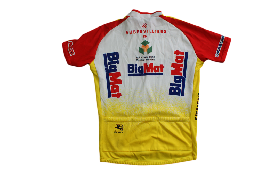 Maillot vélo vintage Giordana Bigmat Mavic Vetta Peugeot
