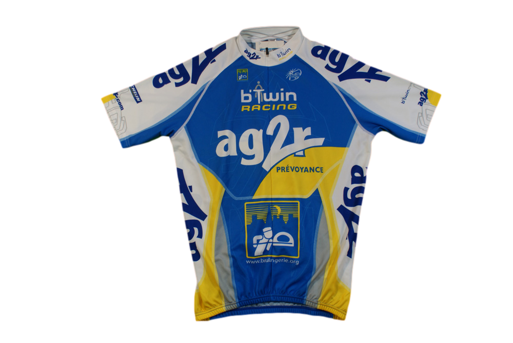 Veste vélo rétro Decathlon AG2R UCI b'Twin Michelin