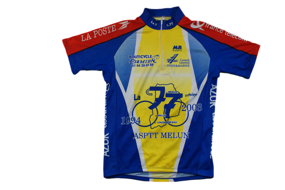Maillot vélo rétro MR by Speed La 77 2003 Seine & Marne