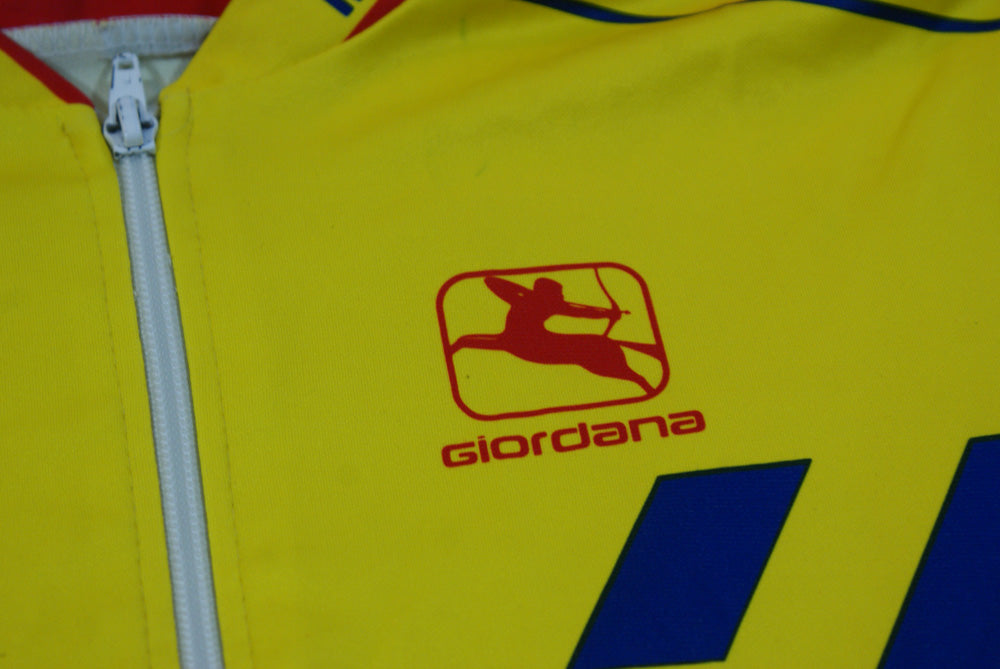 Veste vélo vintage Giordana La Poste Mulhouse La foir'fouille ASPTT