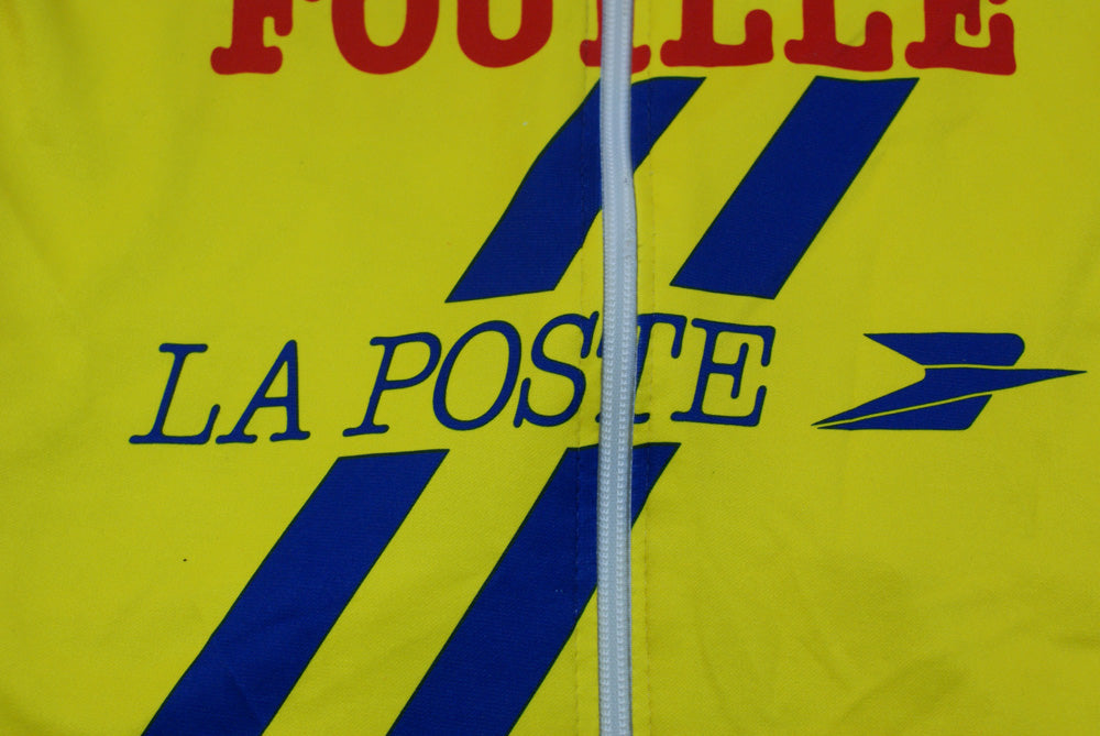 Veste vélo vintage Giordana La Poste Mulhouse La foir'fouille ASPTT