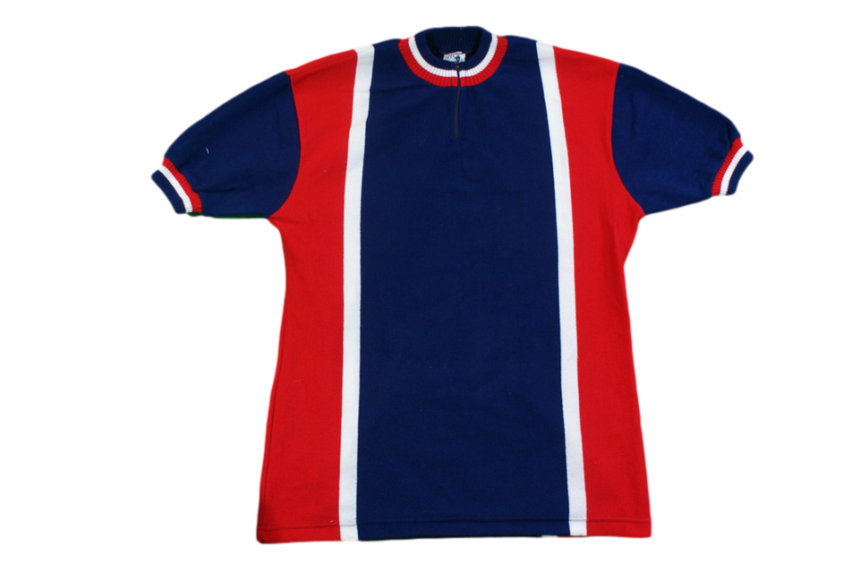 Maillot Cycliste Vintage – LA BAZOUGE, Tricots Du Rocher, OUEST QUINCAILLERIE, Taille 4