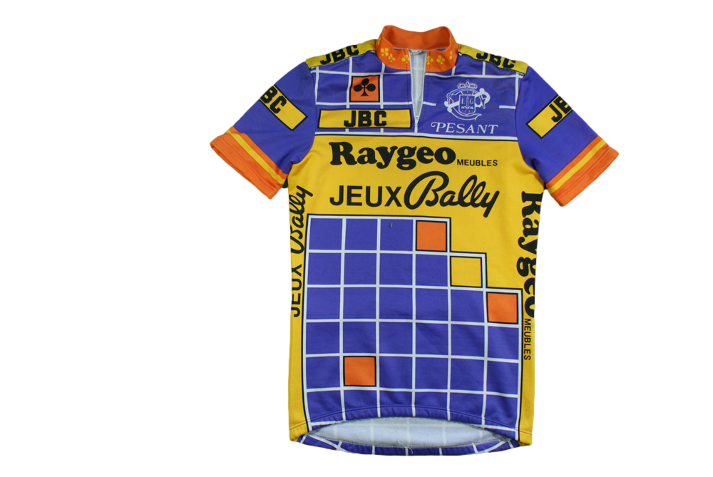 Maillot vélo vintage Jeux Bally Colnago Pesant