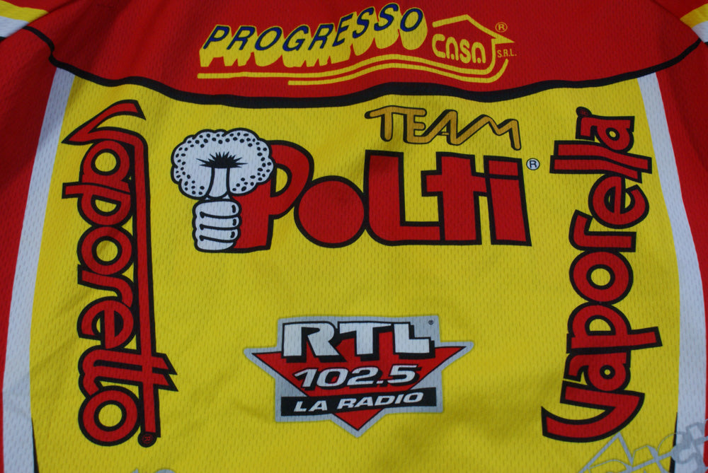 Maillot cyclisme vintage Santini Polti Colpack RTL