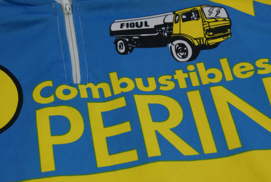 Maillot vélo vintage Martinage Batibois Combustin Perin
