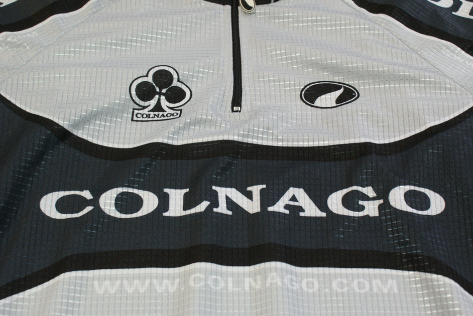 Maillot Cycliste Vintage Parentini Bike Wear Colnago – Taille L Jaune, Fabriqué En Italie Années 90
