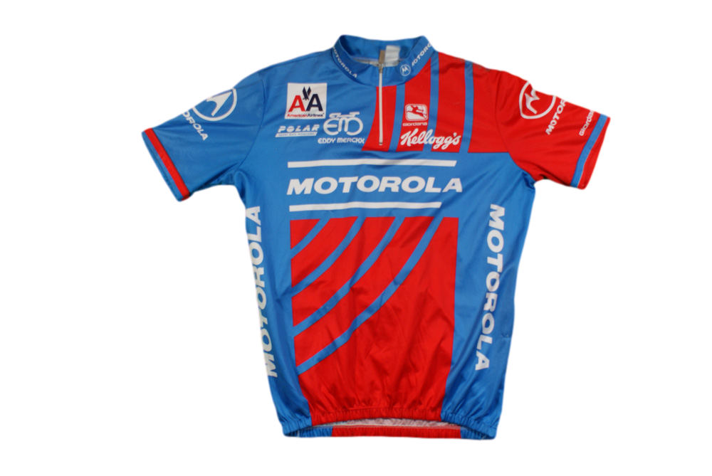 Maillot cyclisme vintage Giordana Motorola Eddy Merckx Kellogg's American Airlines